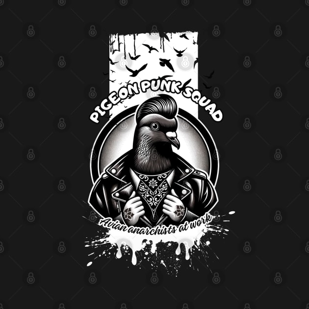 Pigeon Punk Squad: Feathered Road Rebels by LollipopINC