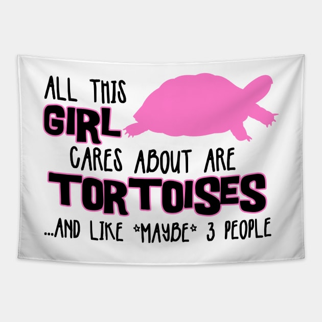 All this GIRL cares about are TORTOISES... and like *maybe* 3 people Tapestry by The Lemon Stationery & Gift Co