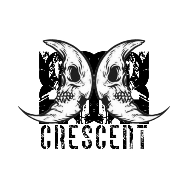 Crescent Skull Art by Behemoth