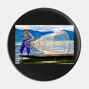 Cone Fisherman Pin