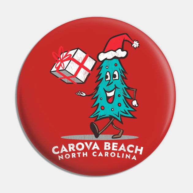 Carova, NC Vacationing Christmas Tree Pin by Contentarama