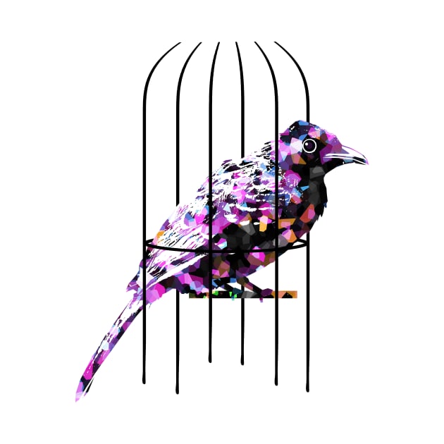 Bird in Cage by asitha