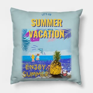 summer vacation Pillow