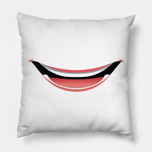 Comic Mouth teeth funny design gift Pillow