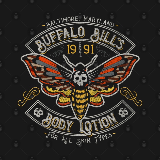 Buffalo Bill's Body Lotion  Biker by Alema Art