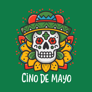 cinco de mayo skull graphic T-Shirt