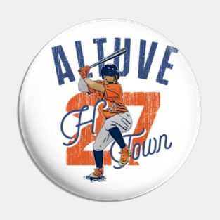 Jose Altuve Houston Arch Pin