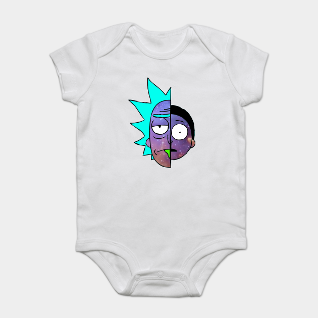 rick and morty onesie baby