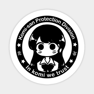 komi-san protection division Magnet