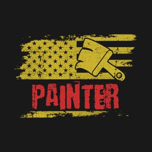 Painter Job Vintage America Worker T-Shirt