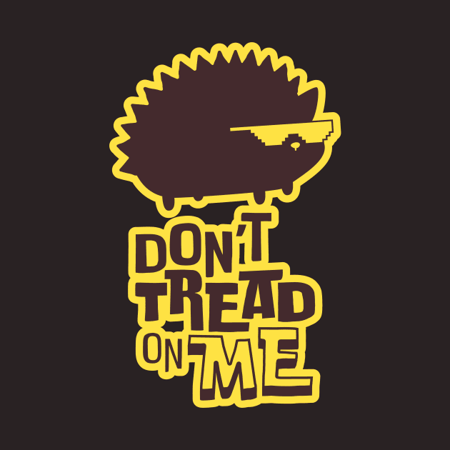 "Don't Tread On Me" Porcupine by erizocafetero