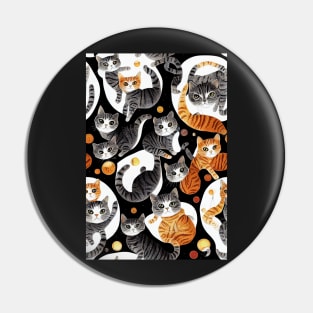 Lots of Cats. Perfect gift for Cats Lovers or for National Cat Day, #25 Pin