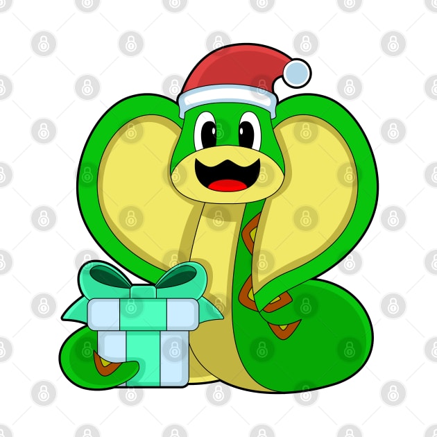 Snake Christmas Package by Markus Schnabel