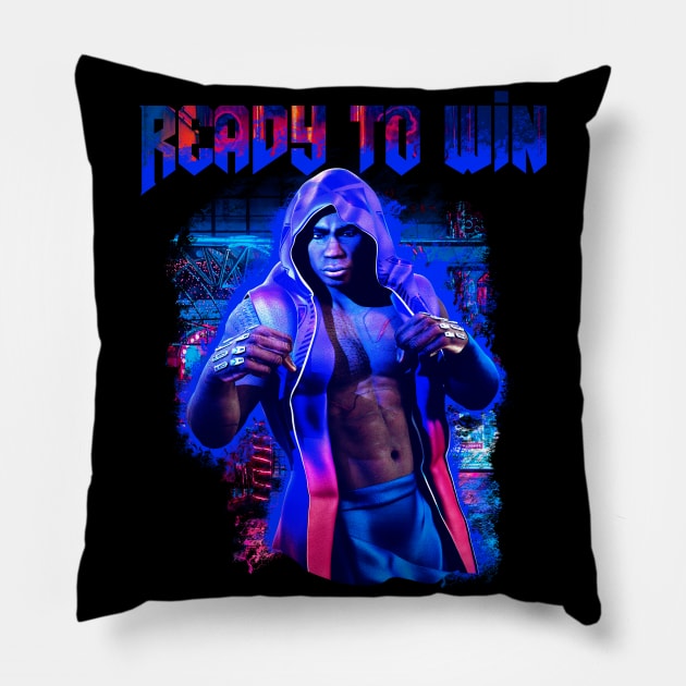 Ready to Win Pillow by Artwork Simpson