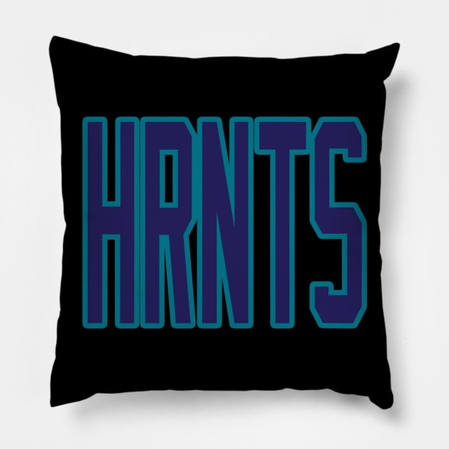 Carolina LYFE HRNTS I'd like to buy a vowel! Pillow by OffesniveLine