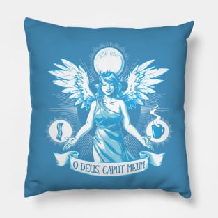 The Angel of Hangovers Pillow