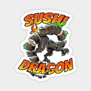 Sushi Dragon Graphic Magnet