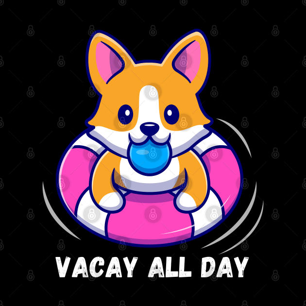 Corgi On Vacation by Norse Magic