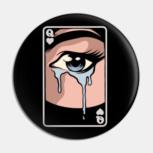 Tears and woman Pin