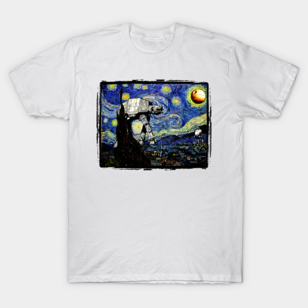 Starry Night versus the Empire - Starry Night - T-Shirt | TeePublic