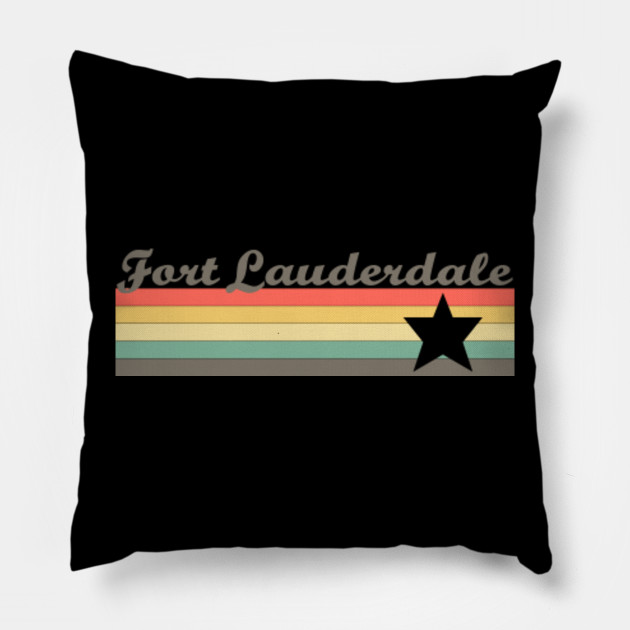Fort Lauderdale T Shirt City Vintage Retro 70s Florida Tee Gift