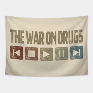 The War On Drugs Control Button Tapestry