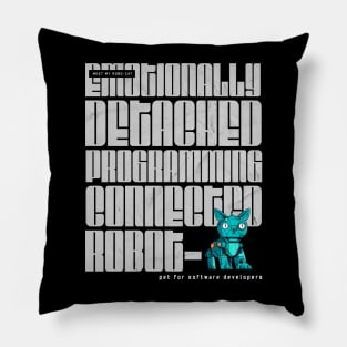 Meet my Robot-Cat. Emotionally Detached, Programming-Connected Pillow