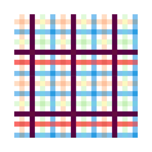 Clan Geometric Tartan,Checkered T-Shirt