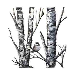 Chickadee & Birch Graphic T-Shirt