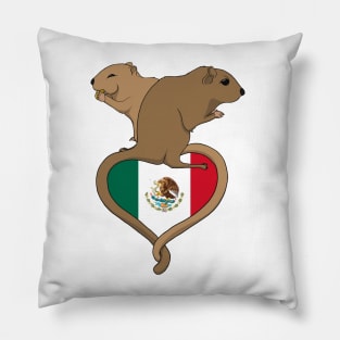 Gerbil Mexico (light) Pillow