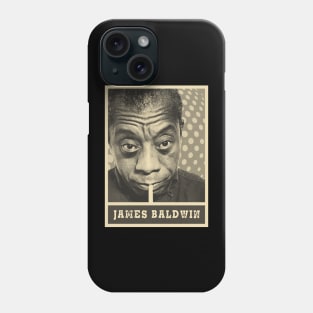 brown cream James Baldwin (63) shirt Phone Case