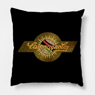 Vintage Racing Components Italy Pillow