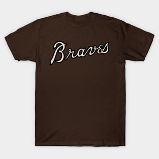 Gamas Threads Play Ball Braves Baseball Mascot Blooper Women's T-Shirt