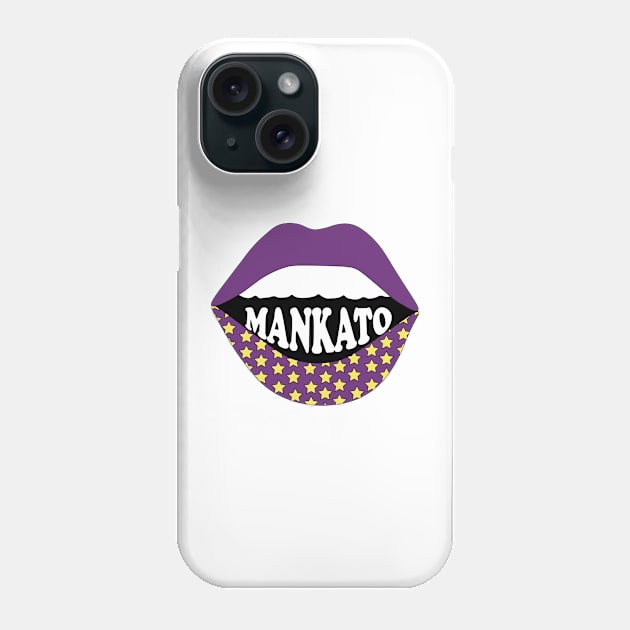 Mankato State Lips Phone Case by sydneyurban