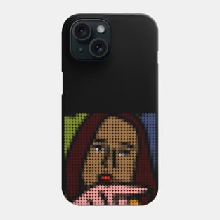 Woman Yelling Friend Dotty Phone Case