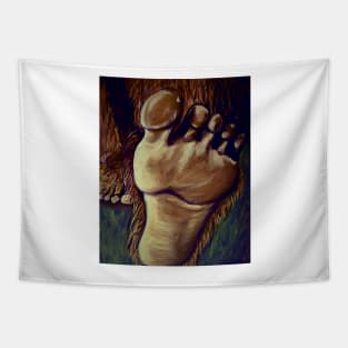 Bigfoot&#39;s foot Tapestry