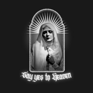 Lana Del Rey Say Yes to Heaven Silent Film Nun T-Shirt