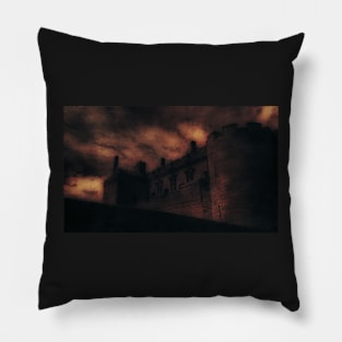 Old Dark Castle wall Pillow