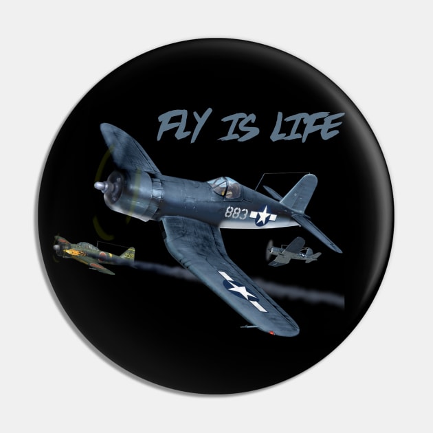 Airplane Pilot Shirts - Corsair Supermarine Pin by Pannolinno