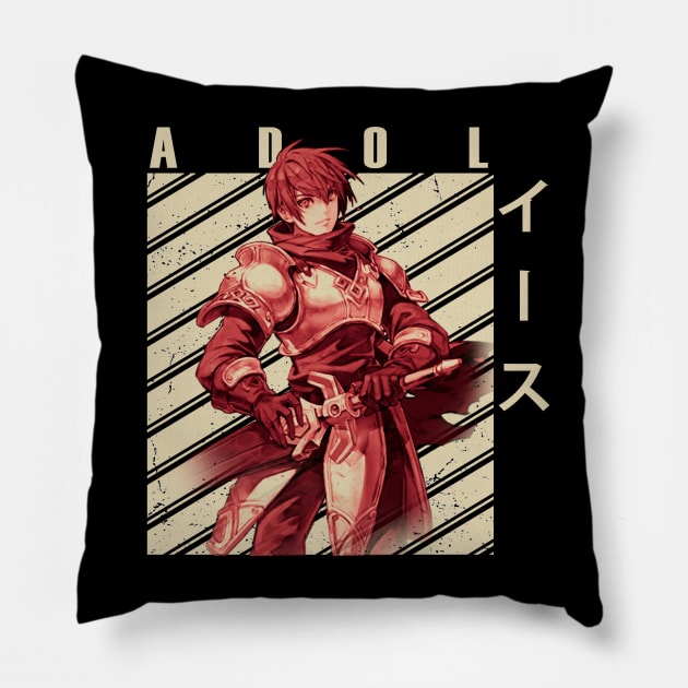 The Epic Quest of Adol Ys Series Fan Gear Pillow by WalkTogether