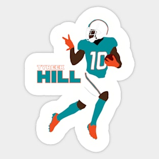 Hill And Peace Sign Tyreek Hill Runner Sticker TeePublic