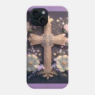 Filigree Cross Phone Case