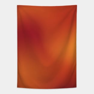 Hot Orange and Red Desert Abstract Gradient Design Tapestry