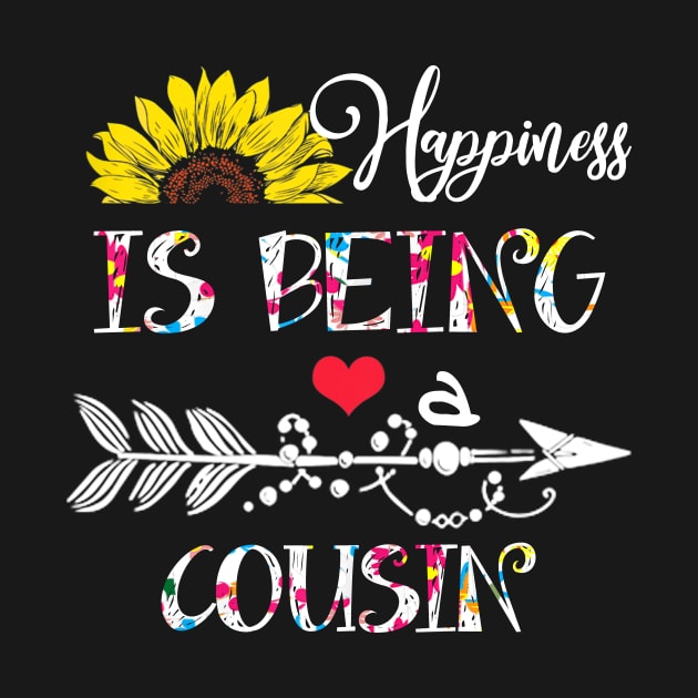 Happiness is being a cousin mothers day gift by DoorTees