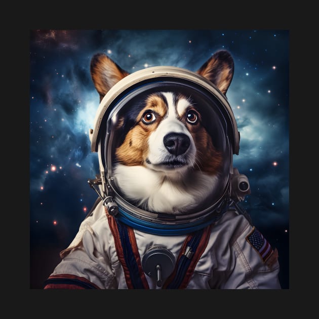 Astro Dog - Cardigan Welsh Corgi by Merchgard