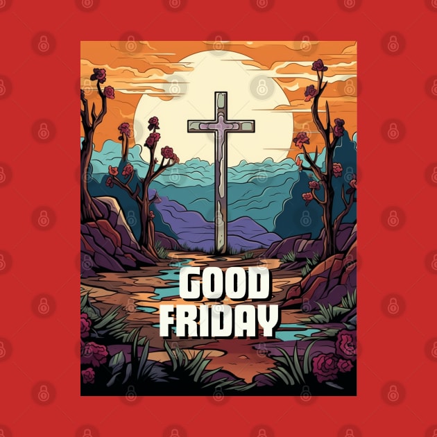 good friday with jesus by MilkyBerry