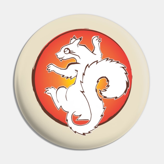 Squirrel Pin by LostColoniesLarp