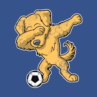 Soccer Golden Retriever Dance T-Shirt