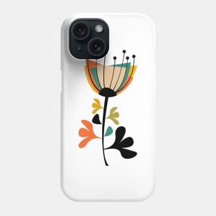 Mid Century Flower 7 Phone Case