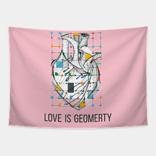 LOVE GEOMETRY Tapestry